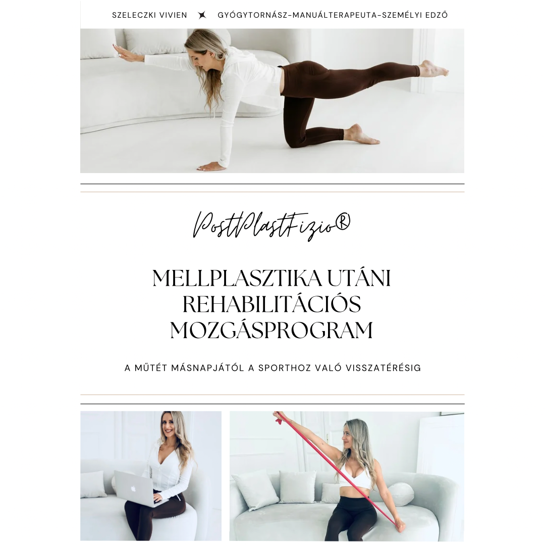 PostPlastFizio® Mellplasztika utáni mozgásprogram